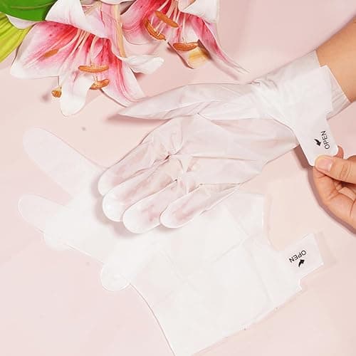 Liefiet Hand Peel Mask Moisturizing Gloves 5Pack, Hydrating Hand Masks Repair Dry Cracked Hands, Skin Moisturizer for Soft and Smooth Touch thumbnail 3