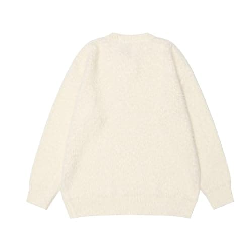 Cuteighteen Kawaii Cartoon Bear Sweaters Women Winter Cutecore Clothes Y2K Casual Loose Fit Soft Fuzzy Knit Pullover Top thumbnail 4