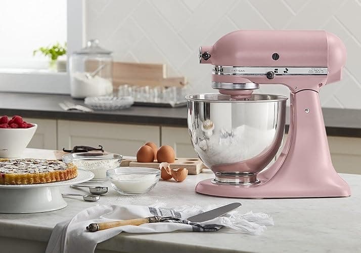 KitchenAid Artisan Series 5-Quart Tilt-Head Stand Mixer, Matte Dried Rose, KSM150PSDR thumbnail 2