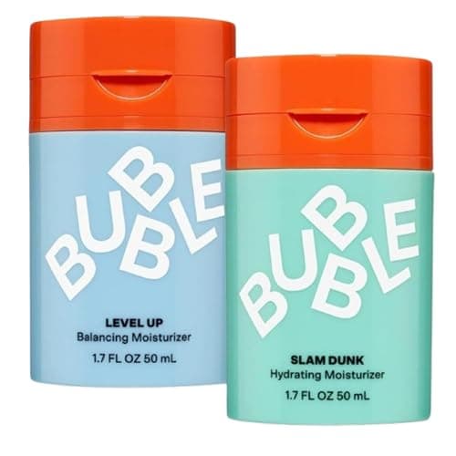2 X 50ml Bubble Skincare Slam Dunk Hydrating Moisturizer | Hydration Boost | Vitamin E+Aloevera Juice | Suitable For Normal to Dry Skin | Non-Greasy Finish | Radiant Complexion | Paraben Free - Image 1