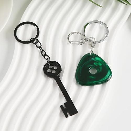 Cumwoen Key and Stone Keychains Matching Set Pendant Key Chains Accessories thumbnail 4