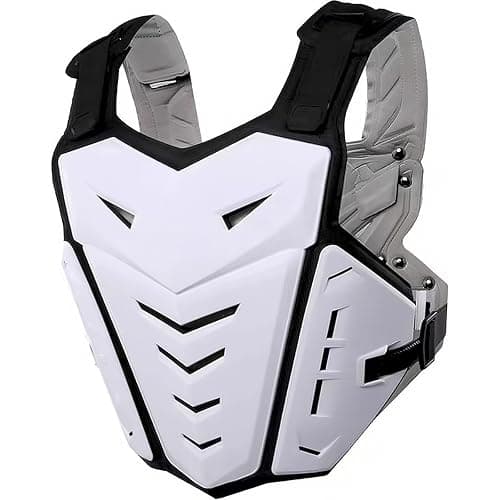 Light Upgrade Chest Armor Motorcycle Armor Body Guard Vest, Dirtbike Riding Off-Road Racing Cycling Skiing Motocross Adult Kids Protector Shirt Jackets for Street Bike, Mens Back Protection - Image 1