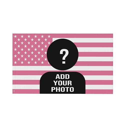 Custom Flag Double Sided Custom Pink America Flag Personalized Flags Room Wall Decoration Funny Tapestry Poster For Decorate Banners Gift for Indoor thumbnail 3