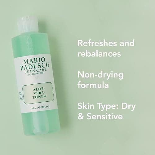 Mario Badescu Aloe Vera Toner for Face | Hydrating Facial Toner for Dry and Sensitive Skin | Gentle Astringent for Face with Aloe Vera to Soothe, Refresh, and Balance Skin | Skincare for Men and Women - Image 1