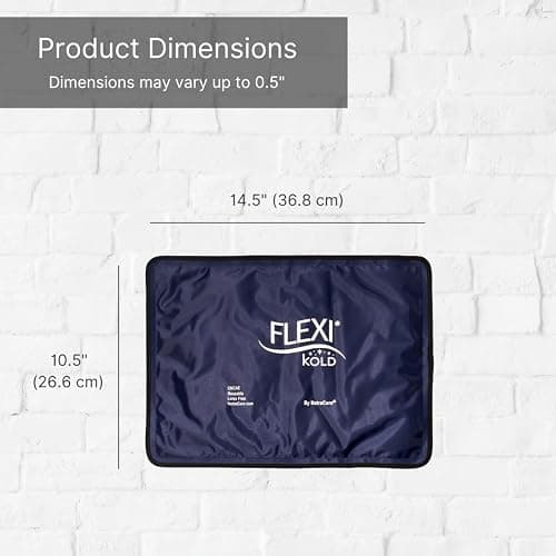 FlexiKold Gel Ice Packs (Standard Large: 10.5" x 14.5") for Injuries Reusable, Back Pain Relief, Knee Wrap, After Surgery, Ice Pack for Knee, Shoulder - 6300-COLD by NatraCure - Large (Pack of 1) thumbnail 7