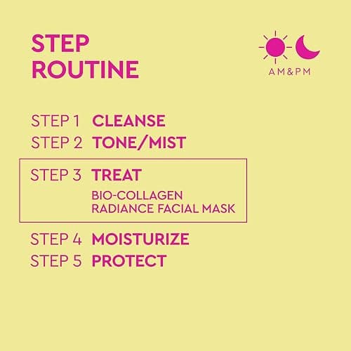 BYOMA Bio-Collagen Radiance Facial Mask - Transformative Liquid Sheet Mask for Glass Skin - Instant radiance, Visibly Improved Elasticity, Reduces Appearance of Wrinkles - Cica & Ceramides, 60mL thumbnail 7