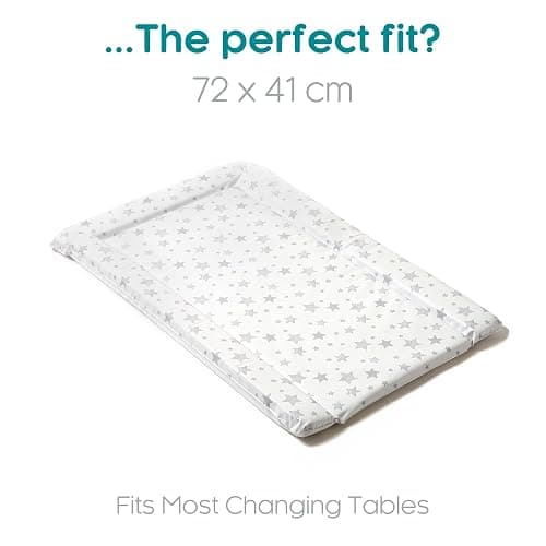 East Coast Nursery Essential Star Changing Mat Grey 70x40x3 cm thumbnail 2