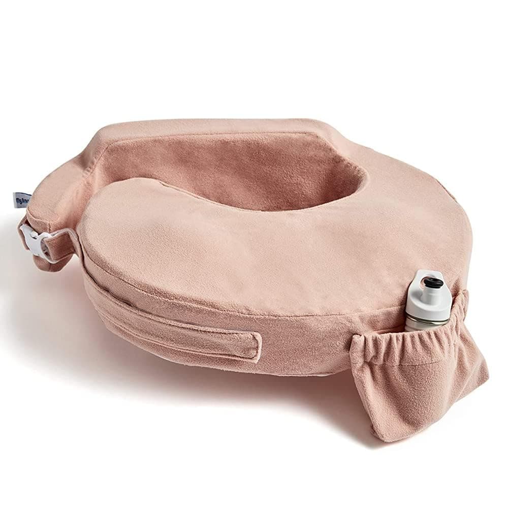 MY BREST FRIEND Deluxe Breastfeeding Pillow, Soft Rose - Image 1