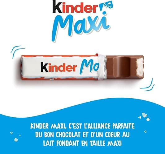 Kinder Chocolate Medium Bars, Bulk Chocolate Gift Box, Fine Milk Chocolate Bar with a Milky Filling, Pack of 36 (756gr) thumbnail 3