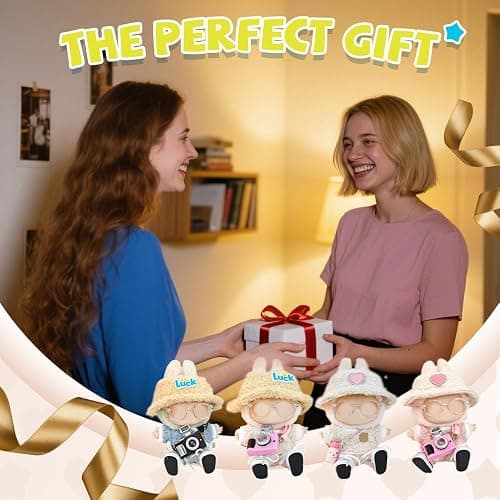 5-Piece of Set 17cm Doll Clothes - DIY Clothes for Doll Outfits Accessories, Luxury Chic Doll Clothing & Style Bundle,Just Clothes (Style B) thumbnail 6