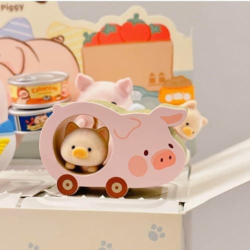 maidimiao Lulu The Piggy Cat ur Day Caturday Series 1PC Cute Pig Blind Box Figures Collectible Toys Birthday Gift thumbnail 2