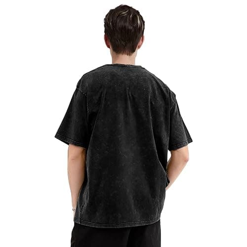 Solo Leveling Retro Dropped Shoulder Street Casual Loose Washed Short-Sleeved T-Shirt thumbnail 4