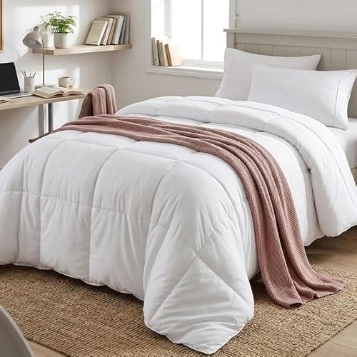 Utopia Bedding Duvet Insert, Twin XL Comforter 68 x 92 Inches, White | Cozy All Season Comforter for Kids, Boys, Girls, and Teens, Down Alternative Fill, Soft Microfiber Shell, Machine Washable - Image 1