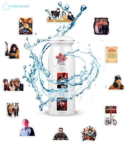 JCQAYB 54pcs Cartoon Stranger Things 5 Stickers Pack,Waterproof Vinyl Stickers for Adult Teen Girl Laptop Skateboard Bike Guitar Water Bottle Travel Case Helmet Notebook Scrapbook thumbnail 6