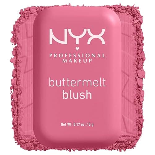 NYX PROFESSIONAL MAKEUP Buttermelt Powder Blush, Fade and Transfer-Resistant Blush, Up to 12HR Make Up Wear, Vegan Formula - For The Butta thumbnail 11