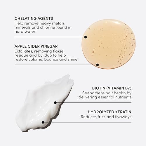 OUAI Detox Shampoo & Fine Hair Conditioner Bundle - Clarifying Shampoo for Build Up, Dirt, Oil, Product and Hard Water & Volumizing Conditioner for Fine Hair (2 Count) thumbnail 3