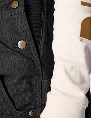 Carhartt Women's Washed Duck Insulated Bib Overall thumbnail 5