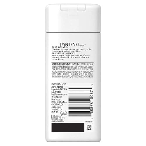 Pantene Pro-V Daily Moisture Renewal Conditioner, 3.38 fl oz - Unscented - 1 Count (Pack of 1) thumbnail 2