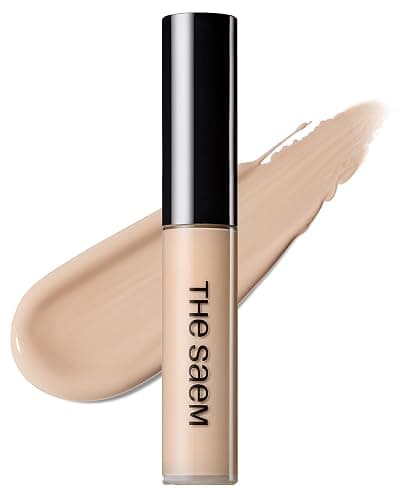 THESAEM Cover Perfection Tip Concealer 0.2 fl.oz. - 1.75 Middle Beige Warm Beige for Medium Skin Tone 22 - High Coverage Long Lasting Concealer - Korean Makeup for Dark Circles & Blemishes - Image 1