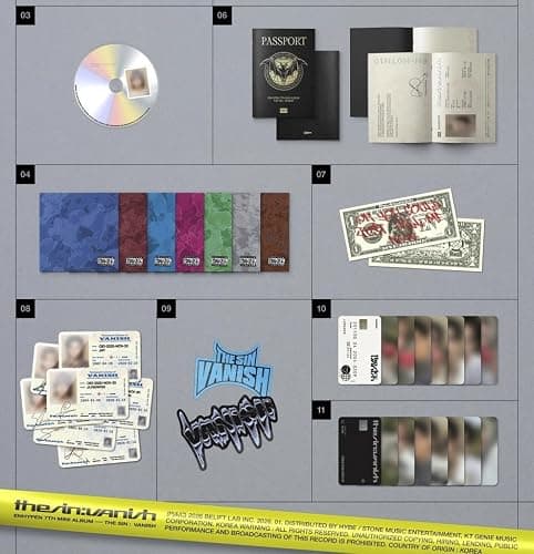 EN-HYPEN THE SIN : VANISH 7th Mini Album [FUGITIVES ver.] (NI-KI ver.) thumbnail 3