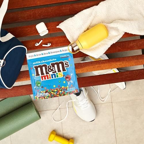 M&M'S MINIS Milk Chocolate Candy Assortment, Family Size, 16.9 oz Resealable Bulk Chocolate Candy Bag thumbnail 5