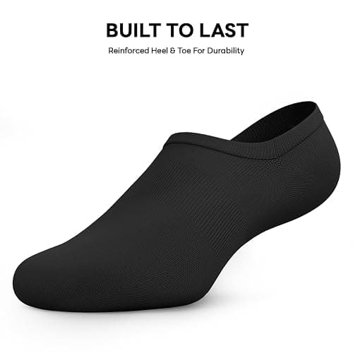 easetoe No Show Socks Womens, Premium Cotton Low Cut Non Slip Invisible Liner Socks 4/8 Pairs thumbnail 4