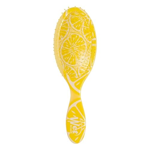 Wet Brush Original Detangler, Lemon (Tutti Fruitti), Ultra-Soft IntelliFlex Bristles Glide Through Tangles, Detangling Hair Brush, All Hair Types (Wet & Dry), Women & Men, Limited Edition - Image 1