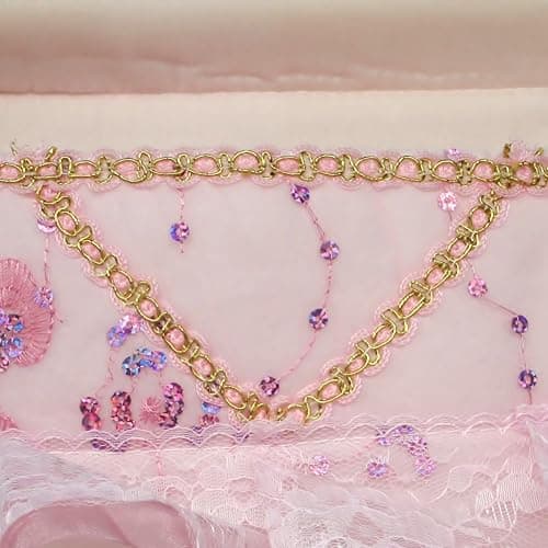 [Bud Silk] Pink Lace/Wall Hanging/Wall Organizers/Wall Baskets/Hanging Baskets (11 * 21) thumbnail 3