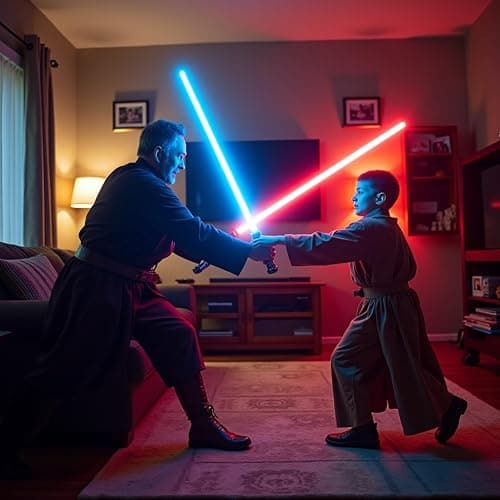 BSTSABER Pixel Lightsaber, Motion Control 39 Sets Sound Effects with 12 Colors Change Light Saber, Smooth Swing Metal Handle Lightsabers for Adults, Boys Cosplay Gifts (Pixel 39 Sets Sound Effects) thumbnail 7