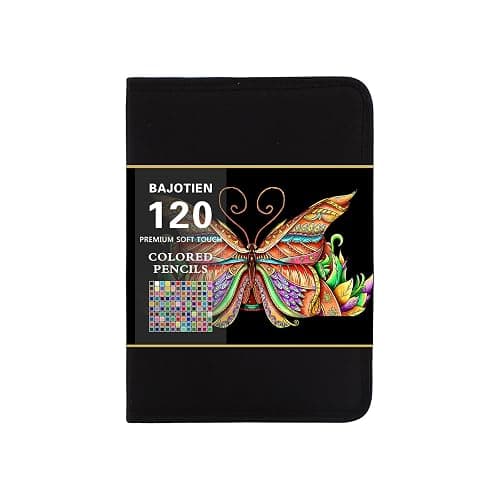 120 Colouring Pencils Zip-Up Set Perfect for Drawing, Sketching, Shading & Coloring, Vibrant Coloured Pencils for Adults & Pro Artists thumbnail 9