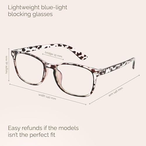 MIGSIR 6 Pack Blue Light Blocking Glasses for Women Men – Stylish Computer & Gaming Glasses, Fashion Square Frame Eyewear thumbnail 5