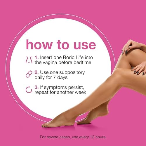 NutraBlast Boric Acid Vaginal Suppositories - 100% Pure Made in USA - Boric Life Intimate Health Support (30 Count) thumbnail 4