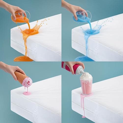 Utopia Bedding Mattress Protector Zippered Twin XL Size, 100% Waterproof Bed Bug and Dust Mite Proof Mattress Encasement, Absorbent 6 Sided Mattress Cover thumbnail 4