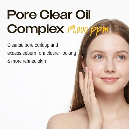 YUMU Coix Seed Deep Pore Cleansing Oil, Vitamin E, BHA, Double Cleansing, Waterproof Makeup Remover, Gentle Oil Cleanser, Blackhead Remover, No Oily Residue, Korean Skin Care (200ml/6.76 fl.oz.) thumbnail 6