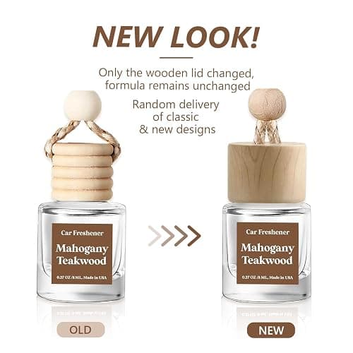 HoogaLife Car Air Freshener Diffuser 2 Pack Hanging Mahogany Teakwood Car Air Freshener for Women 45+ days Long Lasting Fragrance Made in USA (M33) thumbnail 3