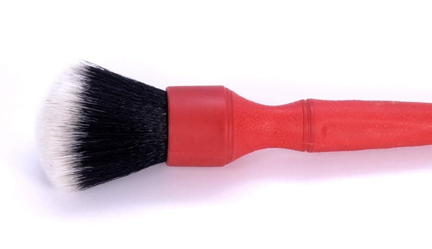 Detail Factory - TriGrip Ultra-Soft Detailing Brush Set - Scratch-Free Cleaning for Exterior, Interior Panels, Emblems, Badges, Gauges, Infotainment Screen - Red thumbnail 6