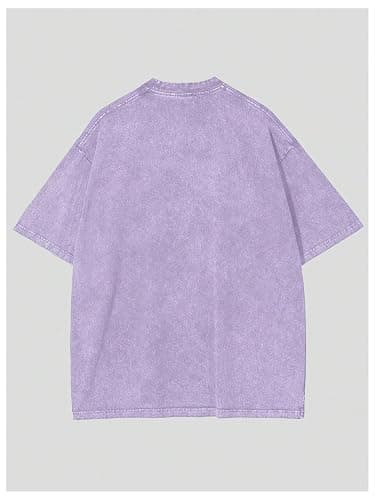 SOLY HUX Men's Graphic Print T-Shirt Vintage Drop Shoulder Short Sleeve Casual Loose Tees Summer Outfits thumbnail 3