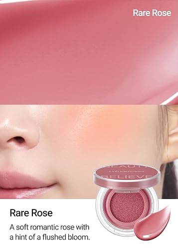 JUNGSAEMMOOL Artist Cushion Blush (Rare Rose) | Easy to Blend, Lightweight, Hydrating Korean Makeup Cushion Blush for Dewy & Glowing Cheeks thumbnail 2