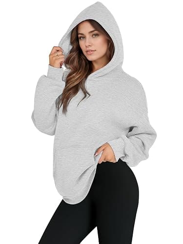 Baonmy Oversized Hoodies Fleece Sweatshirts Women Hoodies Long Sleeve Sweaters with Pocket Fall Clothes thumbnail 3