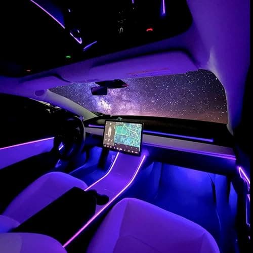 Car LED Strip Lights, LEDCARE 9 in 1 RGB Car Interior Lights with APP & Remote Control, 16 Million Colors Ambient Lighting Kit with 5 Fiber Optic LED Strips & 4 Under Dash Lights, Sync to Music thumbnail 7