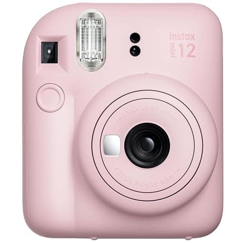 Fujifilm Instax Mini 12 Instant Camera Blossom Pink Bundle with Fuji Instax Mini Film Value Pack (20 Sheets) + Protective Carrying Case + Photo Album + Microfiber Cleaning Cloth thumbnail 3