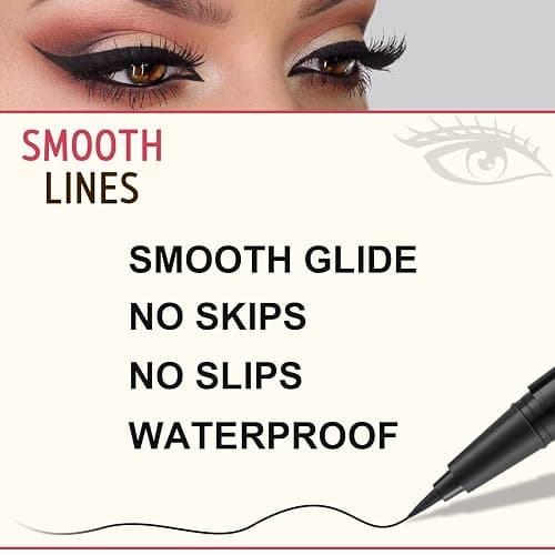 LAVONE Eyebrow Pencil Makeup Kit, with Waterproof 2-IN-1 Microblading Eyebrow Pen, Eyebrow Pomade, Eyeliner and Dual-ended Eyebrow Brush, Brow Pencil Kit for Natural Eyebrows - Black Brown thumbnail 6