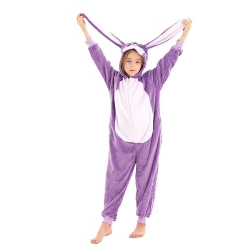 TYONMUJO Animal Onesie Costume for Kids Halloween Costumes for Girls Boys Cosplay Outfit Rabbit Bunny thumbnail 4