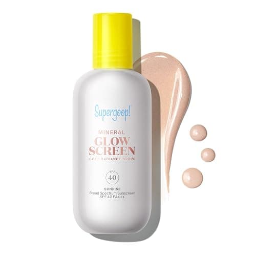 Supergoop! Glowscreen Soft-Radiance Drops Mineral SPF 40-1.7 fl oz - Visibly Illuminates, Smooths, Evens Skin & Blurs Pores Instantly - All Skin Types - Image 1