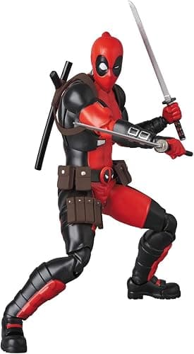 MEDICOM Toy MAFEX Deadpool GURIHIRU Art Ver Includes Original Sturdy Protective case. Japan Import. thumbnail 4
