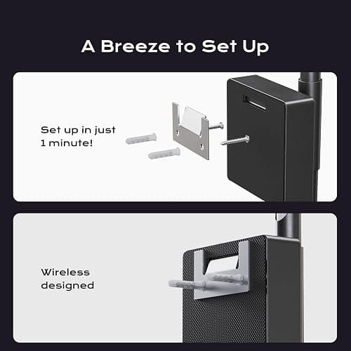 31in Wireless Wall Sconces Set of Two, [Creates Sunset Glow Ambiance] Dimmable 2700K–6000K with 8000mAh Battery & Display, Touch/Remote Control, Rechargeable Wall Lamps for Home Decor – Black thumbnail 6