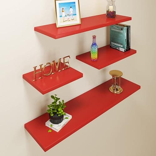 Livelynine Red Contact Paper Peel and Stick Roll Self Adhesive Vinyl Wrap Removable Wallpaper Waterproof Countertops Shelf Liners Cabinets Old Furniture Crafts Wall Paper Decorations 15.8x78.8' thumbnail 7