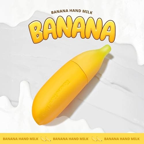 TONYMOLY Banana Hand Cream – Nourishing & Hydrating Hand Lotion with Banana Extract, Milk Protein & Shea Butter – Moisturizing Cream for Dry, Rough, Cracked Hands, 1.52 oz thumbnail 2
