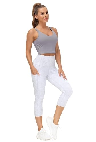 THE GYM PEOPLE Womens' Sports Bra Longline Wirefree Padded with Medium Support thumbnail 5