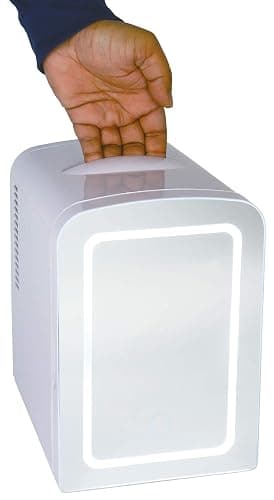 Koolatron Mirrored LED Mini Cooler/Mini Fridge for Cosmetics, Beverages, Food, or Medicines (4 Liters/4.2 Quarts) thumbnail 9